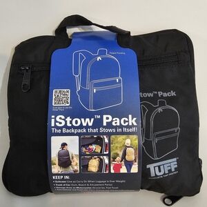 NRA Black TUFF iStow Pack - Compact Emergency Backpack